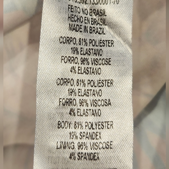 Tropical Jersey Tank Dress Orange with Floral Pattern BNWT - Picture 8 of 8